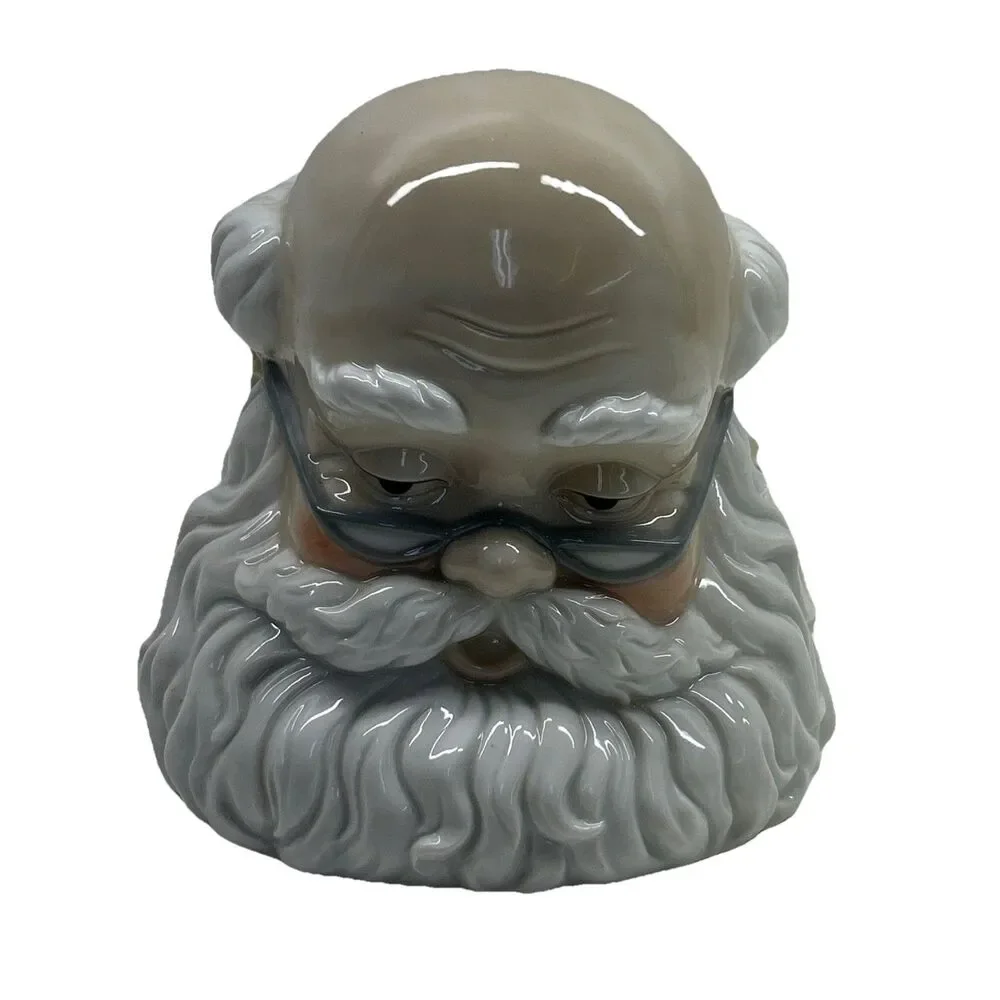 Vintage Santa‎ Claus Head Night Light Christmas Decor
